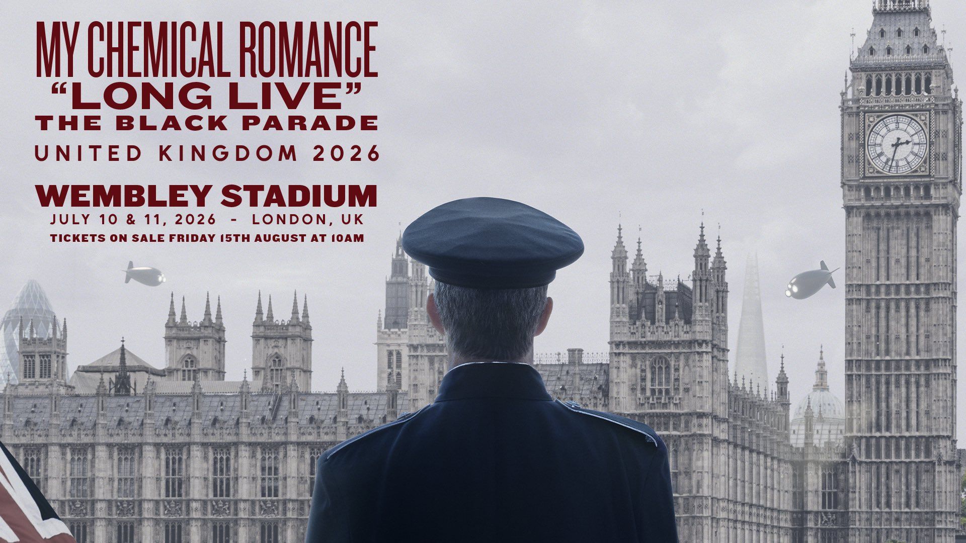 My Chemical Romance Announce Huge Wembley Shows!